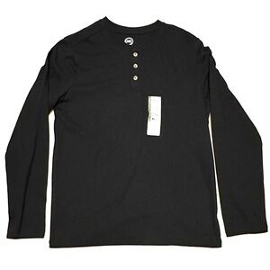 5/$15💥 Wonder Nation Long Sleeve Henley Shirt Tee Top Casual Cotton